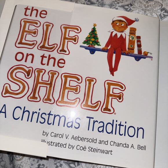 Vtg CCA & B Elf on a Shelf Boy 12 In Doll Brown Hair Blue Eyes With Book In Box - Picture 5 of 13